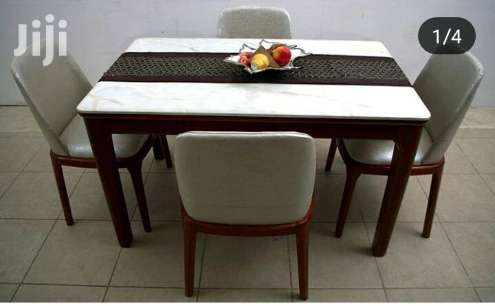 4 Seater Marble Dinning