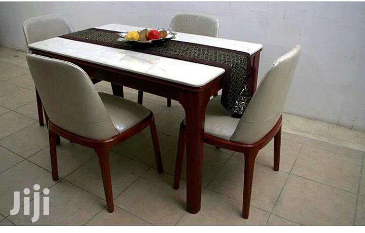 4 Seater Marble Dinning