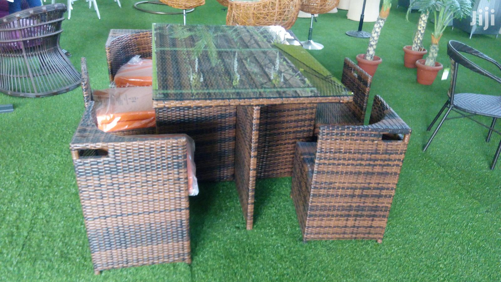 Matted Chair And Table