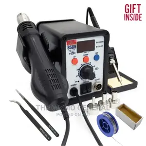 2 In 1 SMD Rework Station, Soldering Station- Hot Air Gun