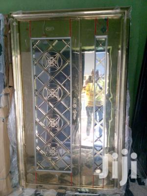 Rose Gold Glass Door