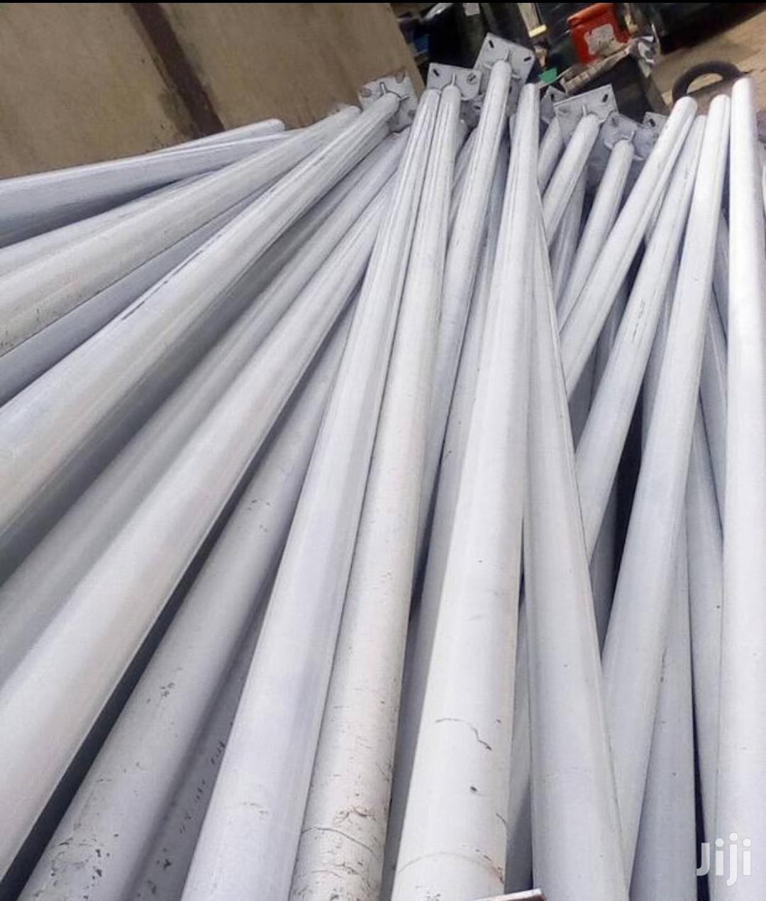 Local 6m Galvanised Hinged Pole Designed for Range of Solar