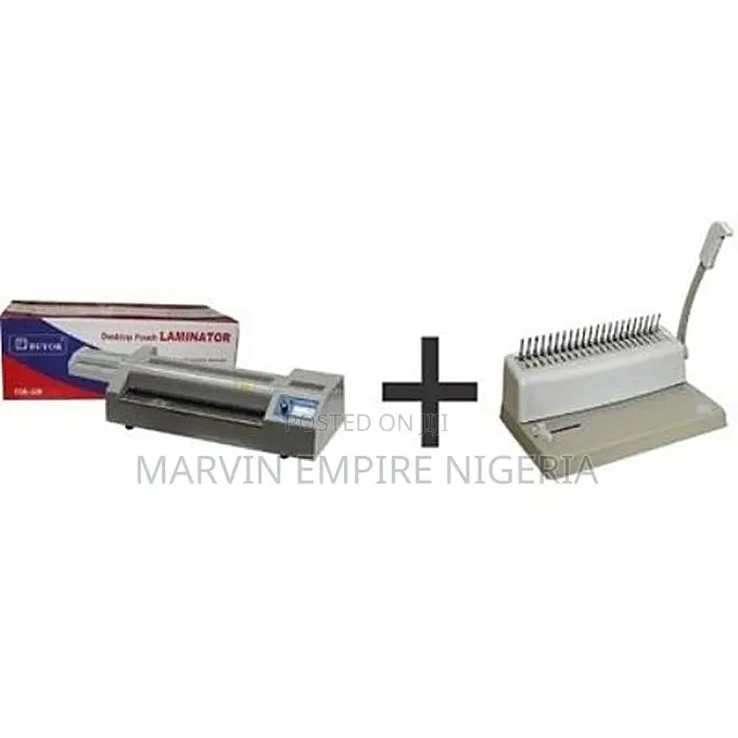 Laminating + Binding Machine