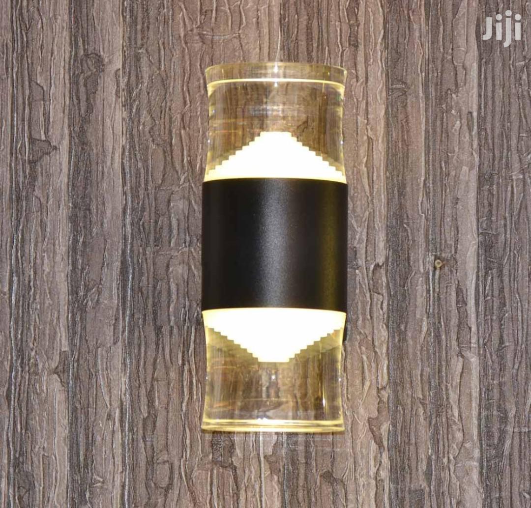 Modern LED Outdoor Outside External Patio Wall Light Up Down Lamp