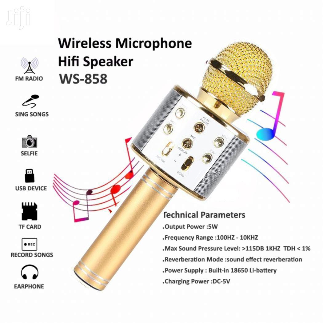 Wireless Karaoke Bluetooth Microphone HIFI Speaker