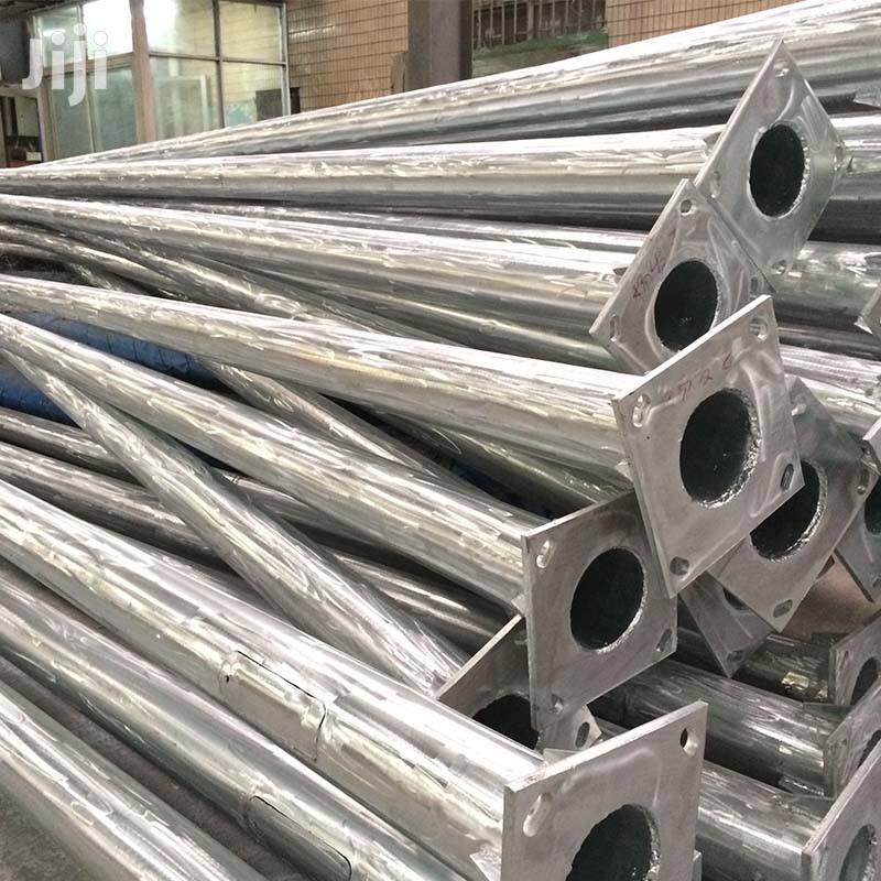 8 Metres Imported Galvanised Single Hexagonal Street Light