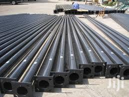8 Metres Imported Galvanised Single Hexagonal Street Light