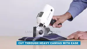 Electric Hand Held Fabric Cutter Machine