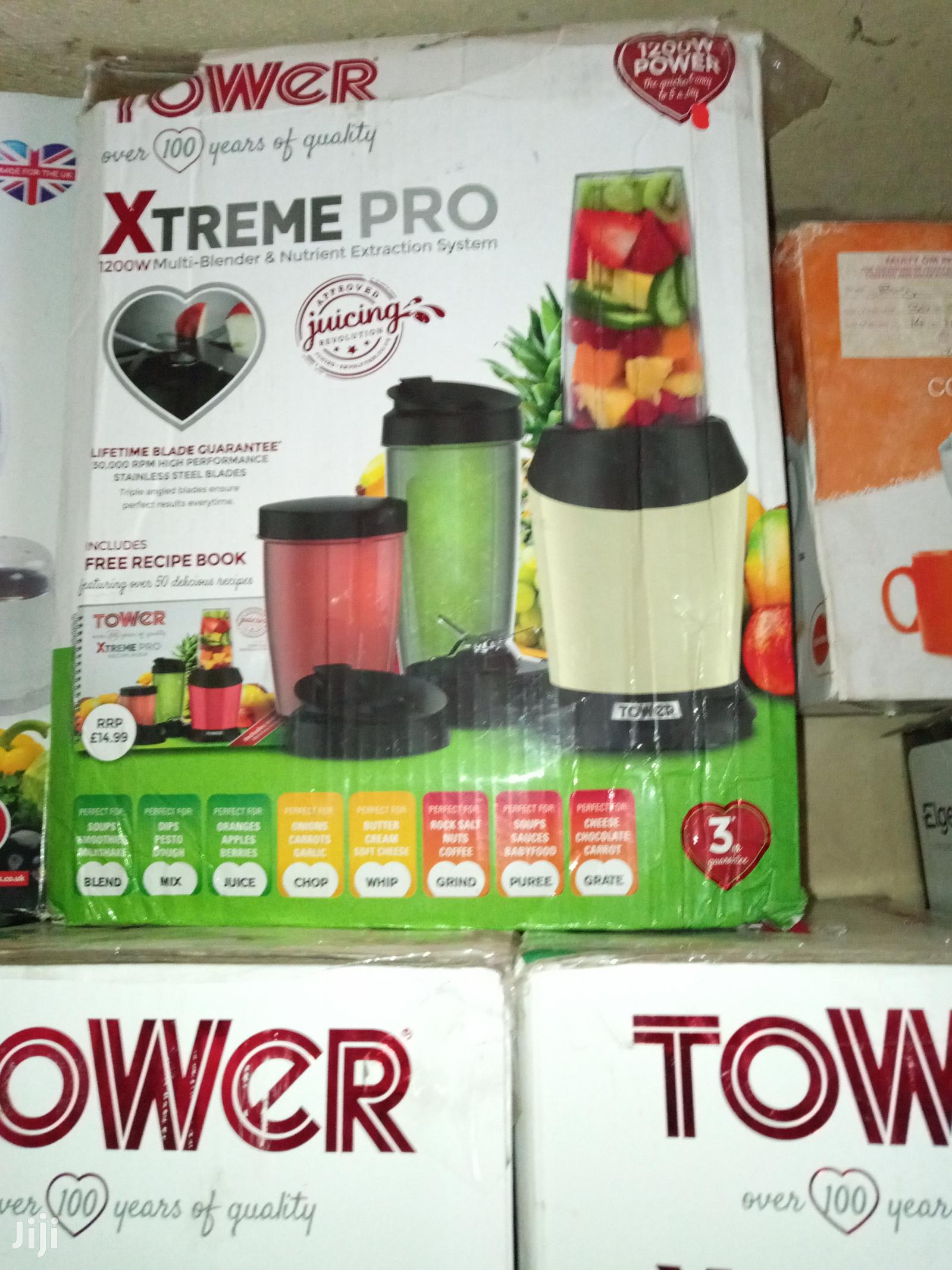 Tower Xtreme Pro Blender, With Multiple Cups (New).