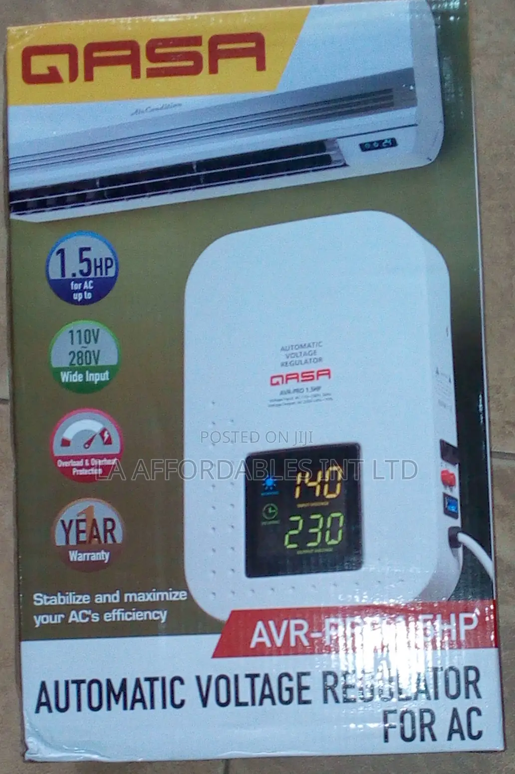 Qasa Automatic Voltage Regulator Stabilize