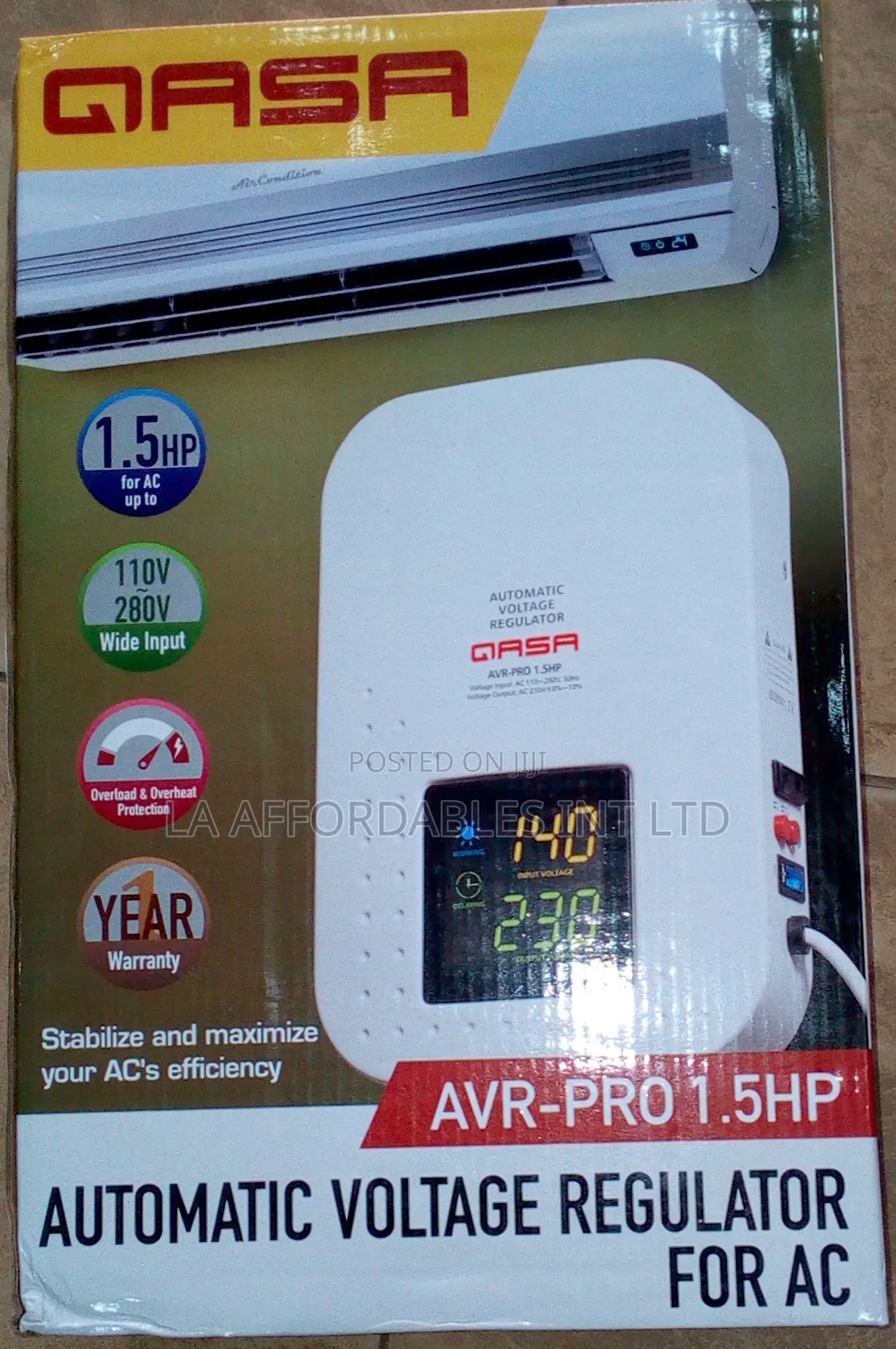 Qasa Automatic Voltage Regulator Stabilize