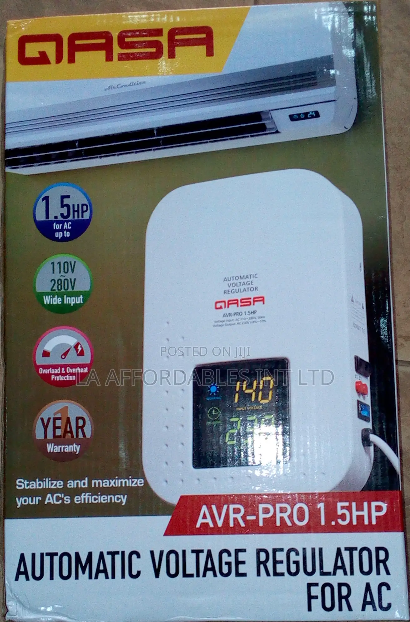 Qasa Automatic Voltage Regulator Stabilize