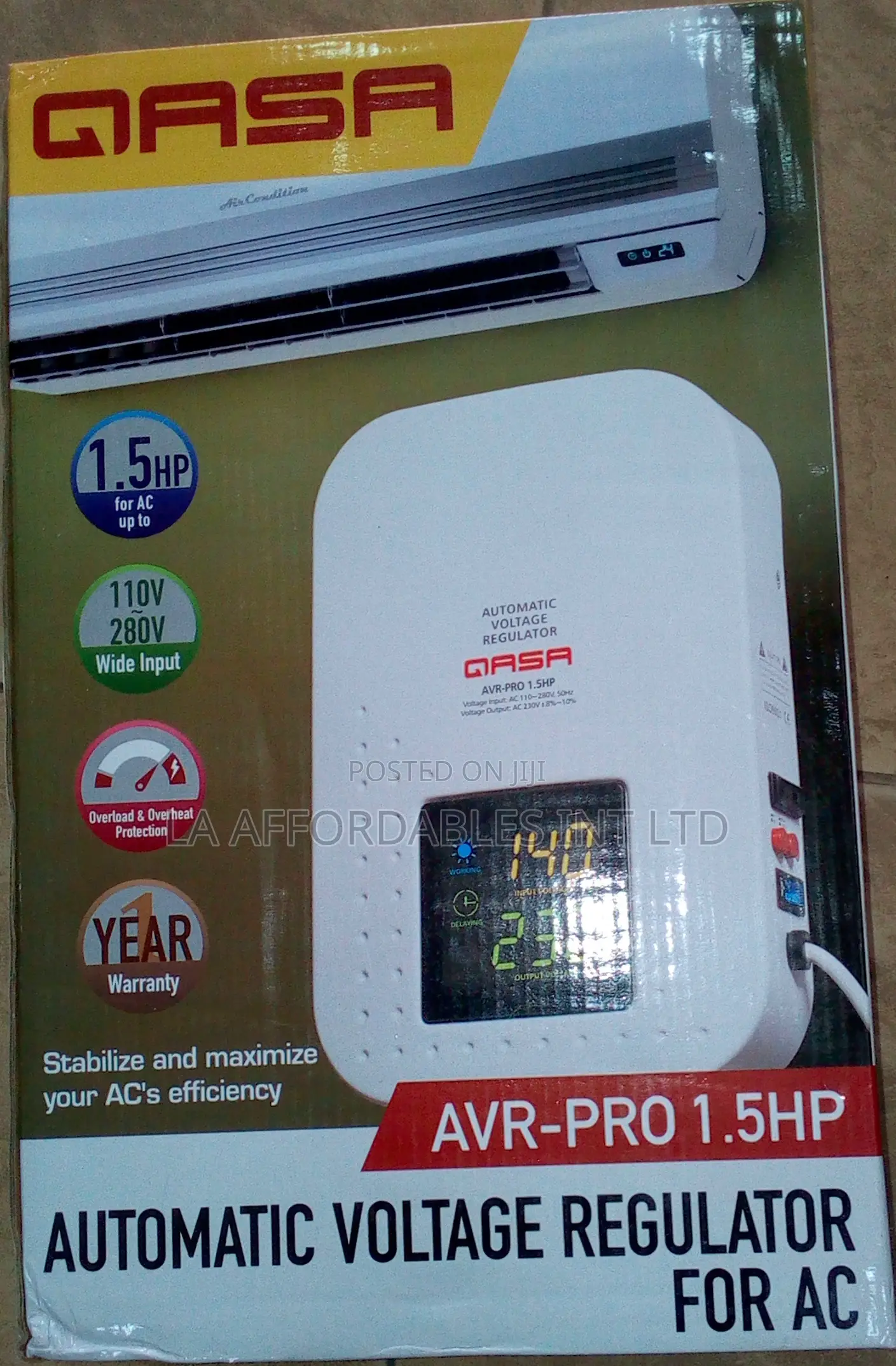 Qasa Automatic Voltage Regulator Stabilize
