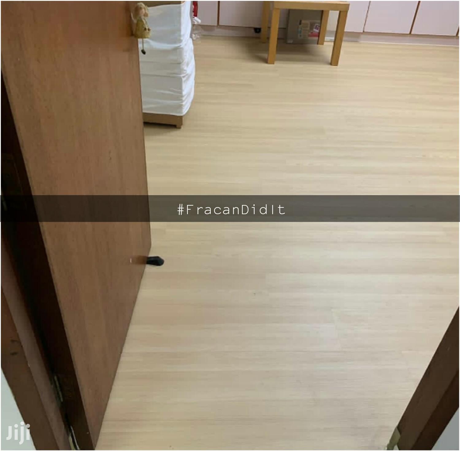 Vinyl Floor.