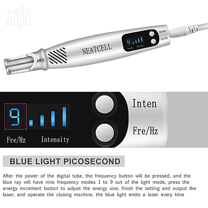 Portable Mini Red Blue Light Laser Pen Tattoo Removal Acne