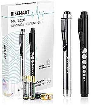 USA Pen Light RISEMART Nurse Led Medical Penlight With Pupil Gauge