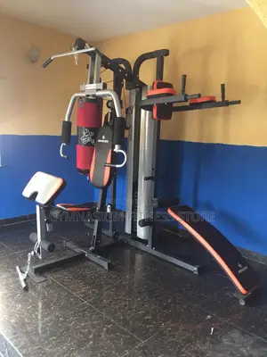 New 3 Station Multi Gym With Punching Bag 009