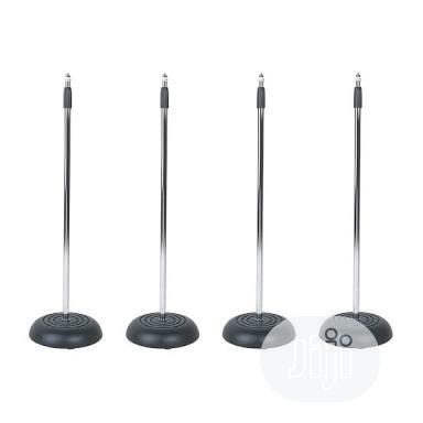 Round Base Microphone Stands
