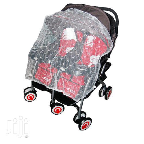 Two in One Double Stroller - Red and Black