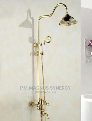 England Standard Master Anti Rust Gold Shower Mixer Tap.