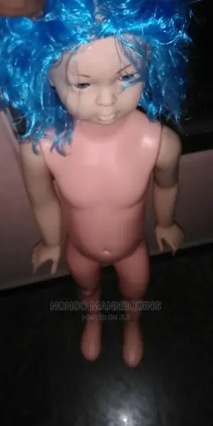 Age 1 To 3 Female Plastic Kid Mannequin Quth Hair