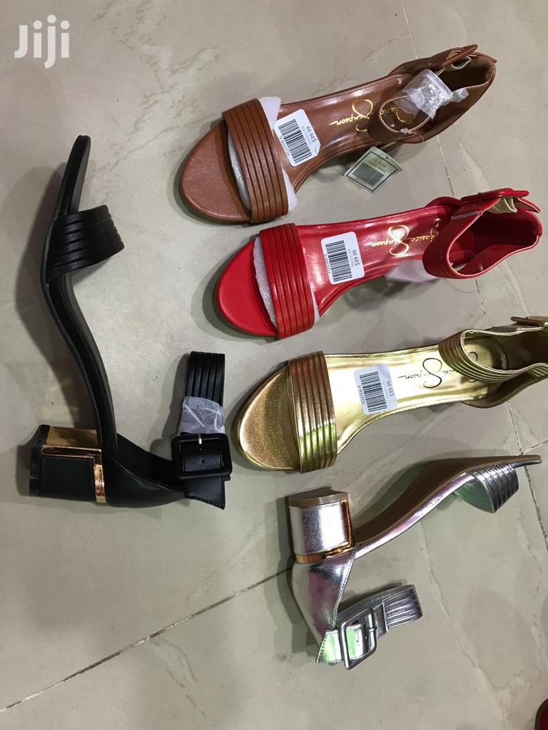 Classic Low Heel Sandals.