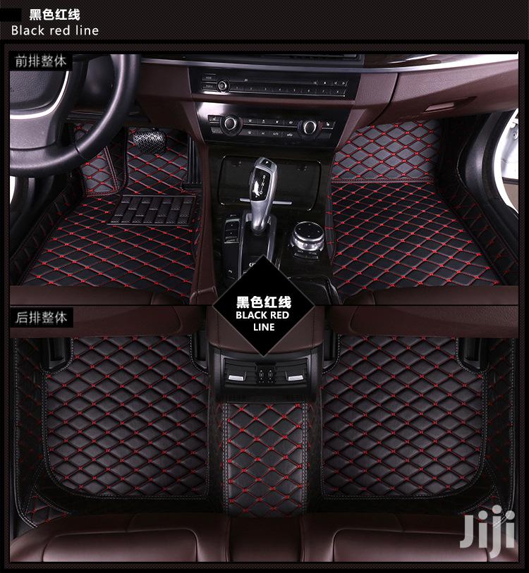 Fully Surrounded Customize Leather Floor Mat.