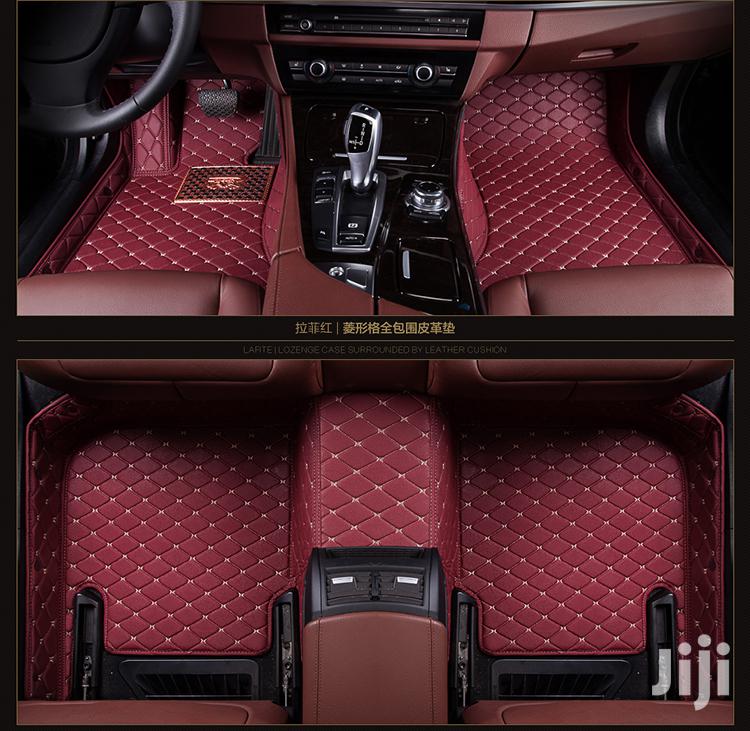 Fully Surrounded Customize Leather Floor Mat.