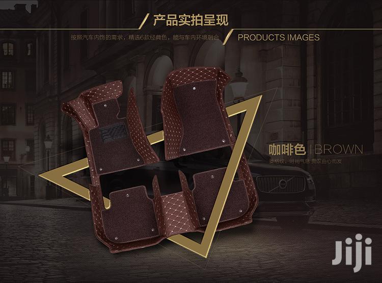 Fully Surrounded Customize Leather Floor Mat.