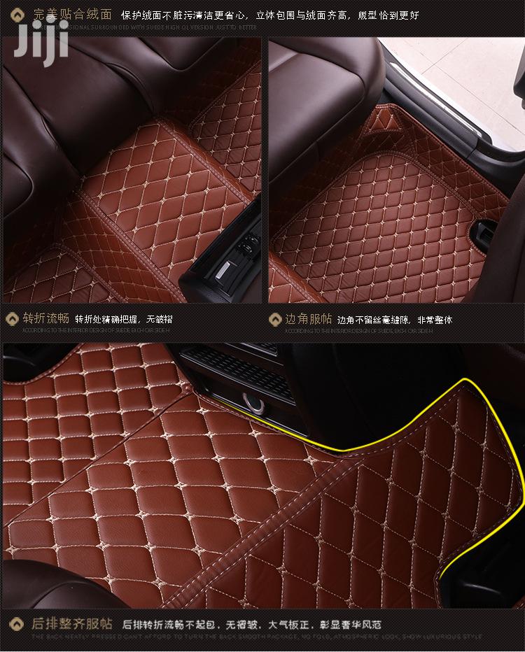 Fully Surrounded Customize Leather Floor Mat.