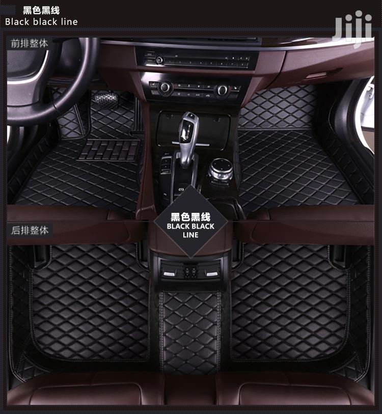 Fully Surrounded Customize Leather Floor Mat.