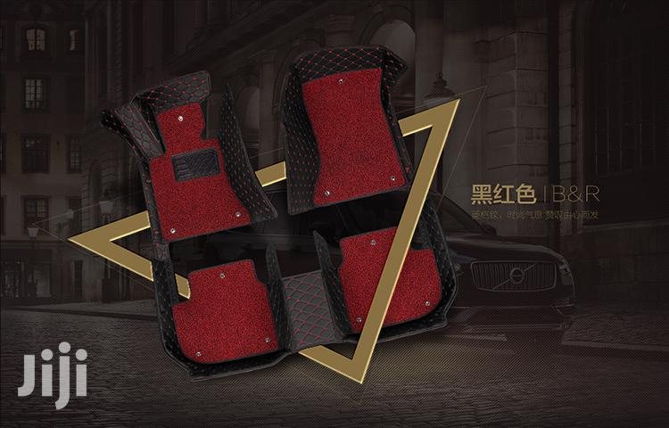 Fully Surrounded Customize Leather Floor Mat.