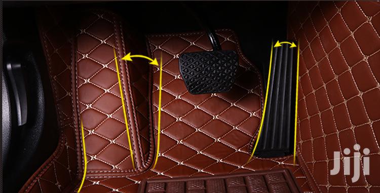Fully Surrounded Customize Leather Floor Mat.