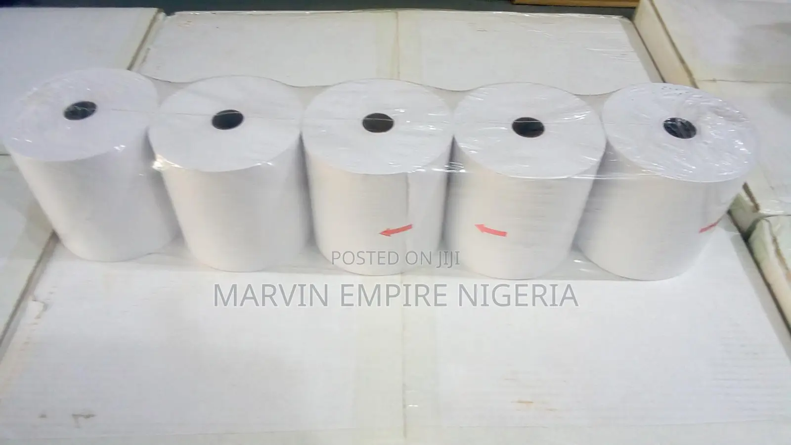 80mm Paper for Pos Thermal Printer 80mm- 5 Rolls