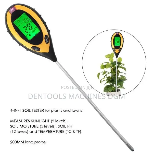 4 In 1 Soil Moisture Meter