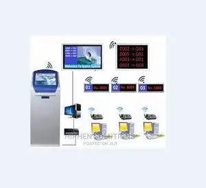 Bank Hospital Touch Screen Thermal Ticket Dispenser Machine BY HIPHEN