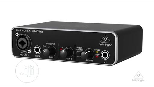 Behringer U-Phoria Umc22 Usb Audio Interface |