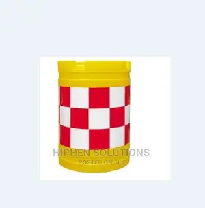 Drum Plastic Barrier Water Filled Or Sand Filled Traffic By Hiphen