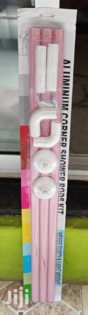 Aluminium Corner Shower Rods Kit
