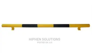 Black And Yellow Steel Wheel Stopper BY HIPHEN SOLUTIONS LTD