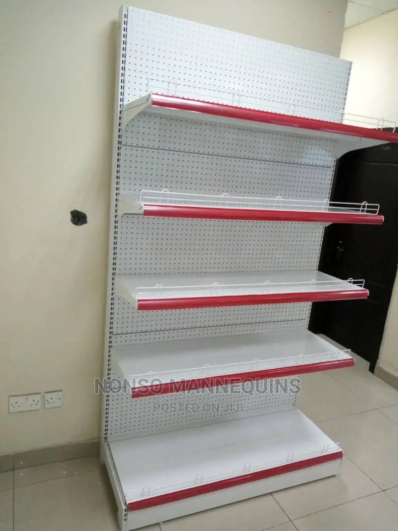 New Single Sided 4 Feets Width Supermarket Display Shelves