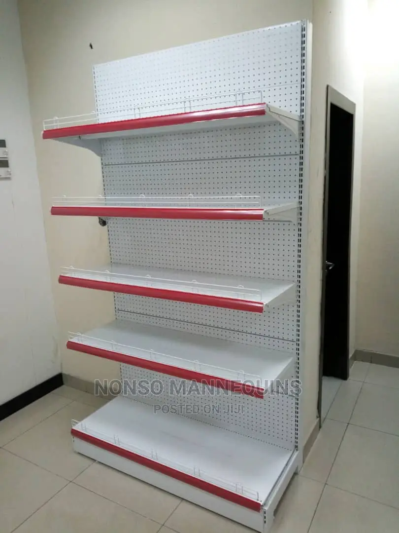 New Single Sided 4 Feets Width Supermarket Display Shelves