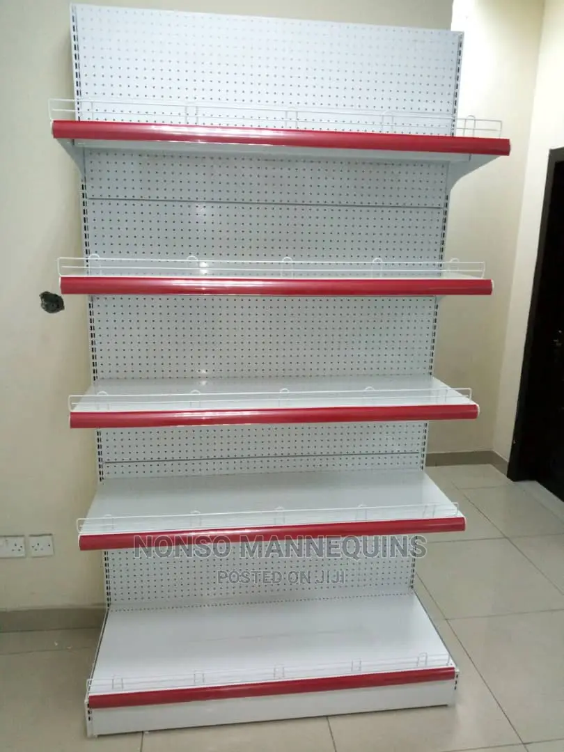 New Single Sided 4 Feets Width Supermarket Display Shelves