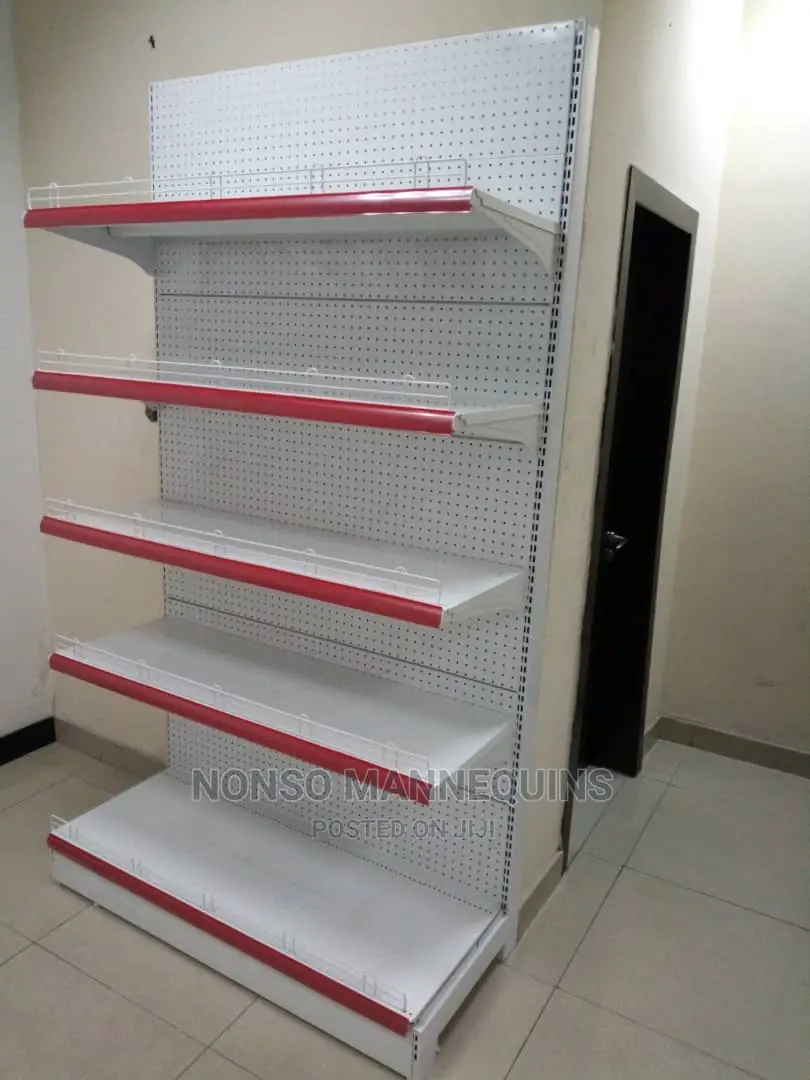 New Single Sided 4 Feets Width Supermarket Display Shelves