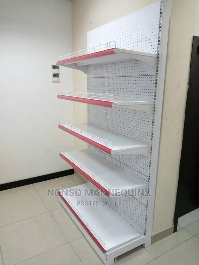 New Single Sided 4 Feets Width Supermarket Display Shelves