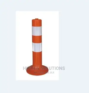 Reflective Red Warning Post By Hiphen