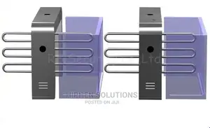 Security Outdoor Full Height Turnstile Station Smart Barrier BY HIPHEN