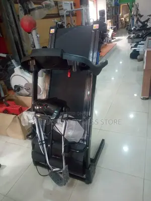 2hp Treadmill With Massager Black 3
