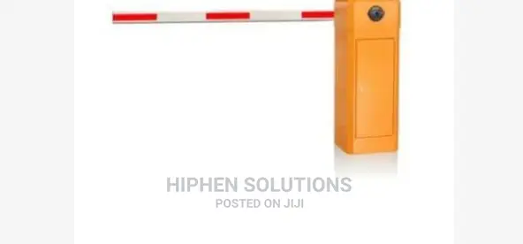 4.5m Yellow Automatic Boom Barrier Parking Access Control BY HIPHEN