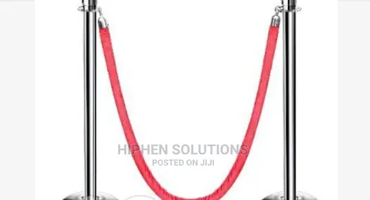 Rope Type Queue Barrier Post 1 Pole BY HIPHEN SOLUTIONS
